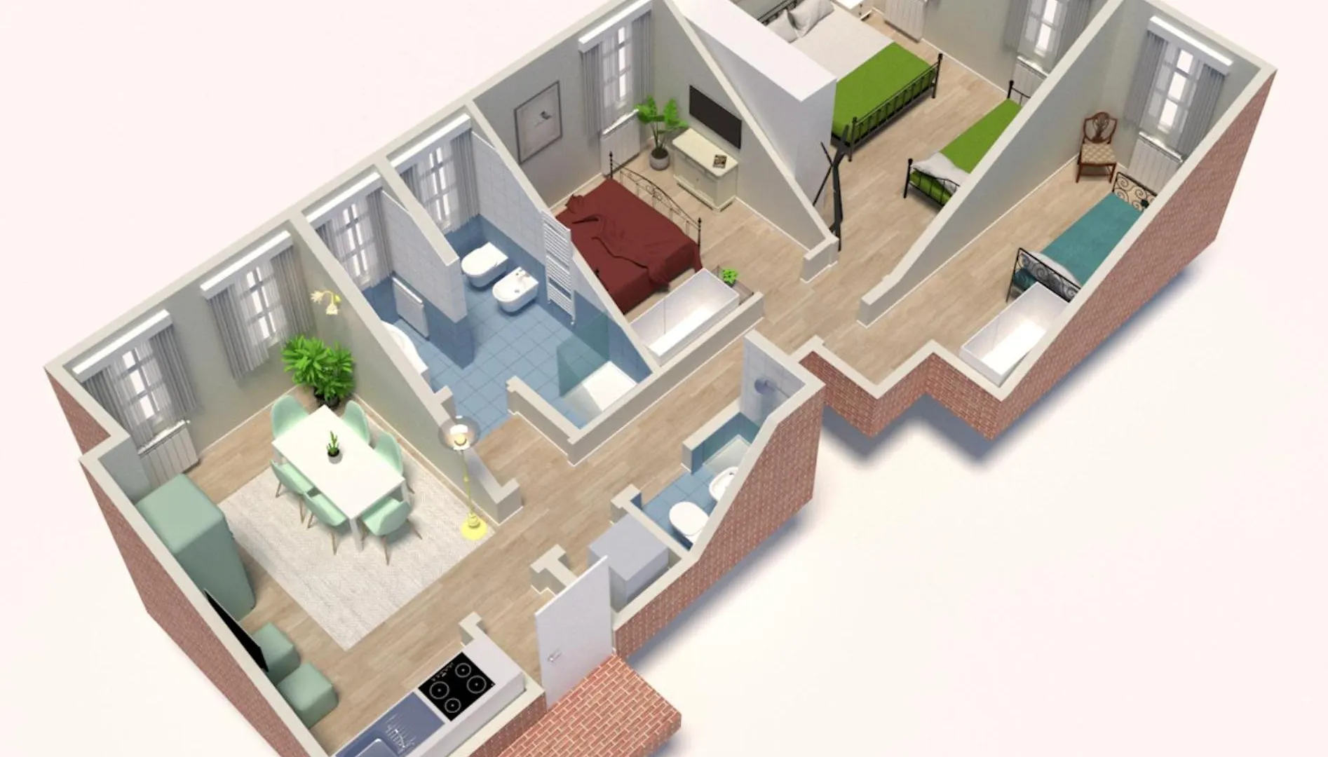 Apartamento Ricco Di Comfort, Grande, Luminoso E Comodo Venecia
